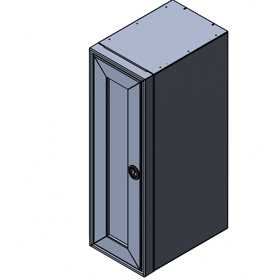 12" Single Door Base Cabinet - Shallow.