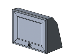 30" Upper Cabinet - Angled.