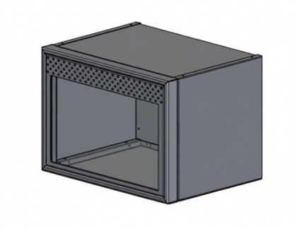 Ekko Microwave Cabinet - 24"x18"x17" - Microwave.