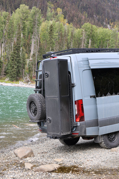 Sprinter Two-In-One Tire Ladder Carrier