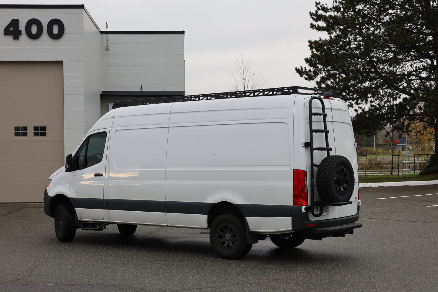 Sprinter Two-In-One Tire Ladder Carrier