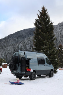 Sprinter Rear Door Aluminum Gear Rack - NO DRILL
