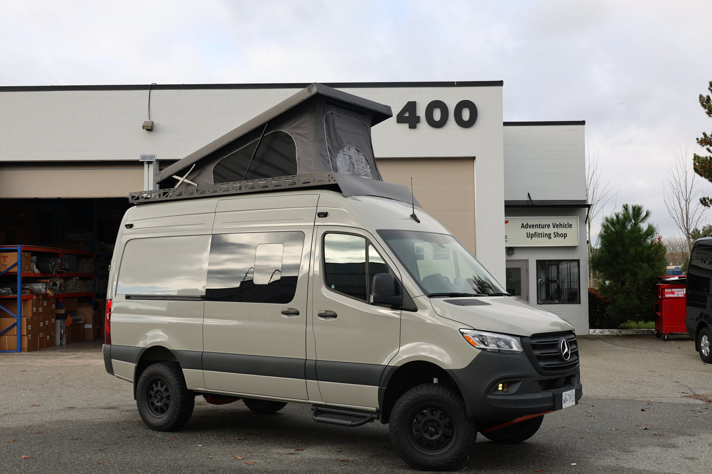Sprinter Carbon Fiber Roof-Top Tent System