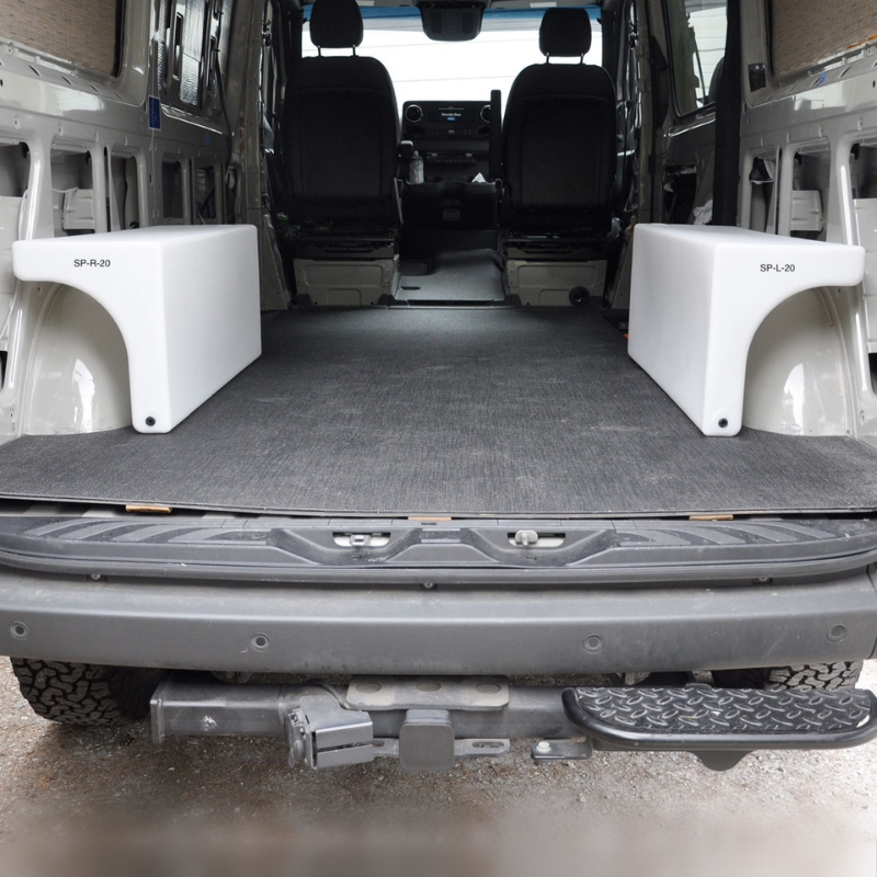 NW Conversions 20 Gallon Wheel Well Water Tank - Right (SP-R-20).