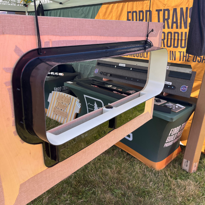 Mercedes Sprinter 10x33 Bunk Window Trim Ring with Storage Cubbies