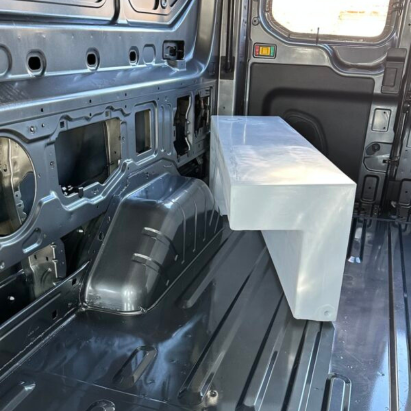 NW Conversions 24 Gallon Ford Transit Wheel Well Water Tank - Right (TR-R-24).