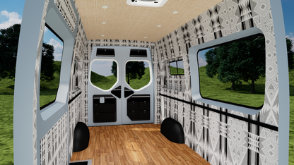Mercedes Sprinter 144" Low Roof Interior Panel Kit