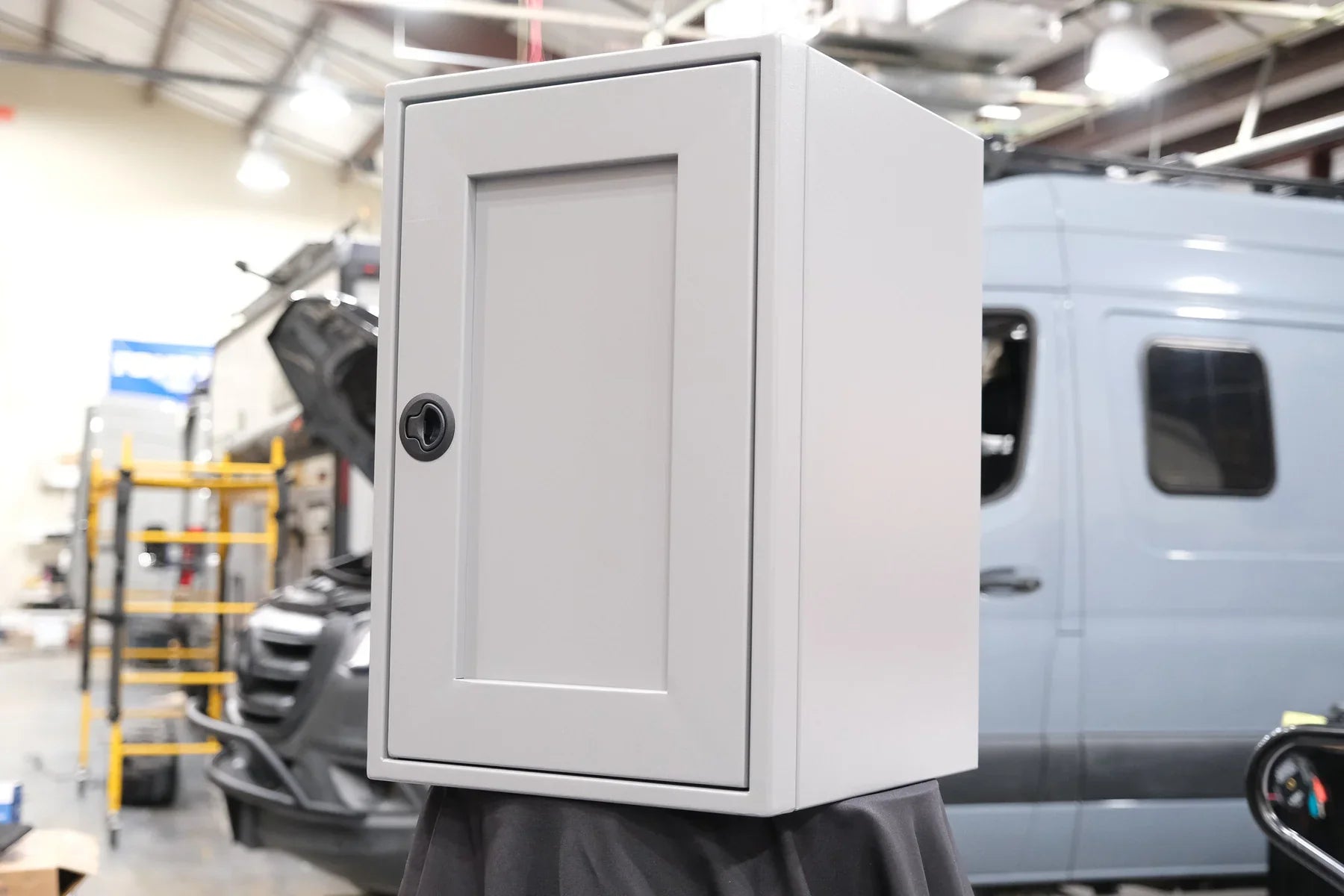 16" One Door Ekko Cabinet - 16"x18"x25" - Right of Microwave.