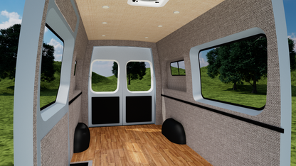 Transit 148" High Roof Extended Interior Panel Kit