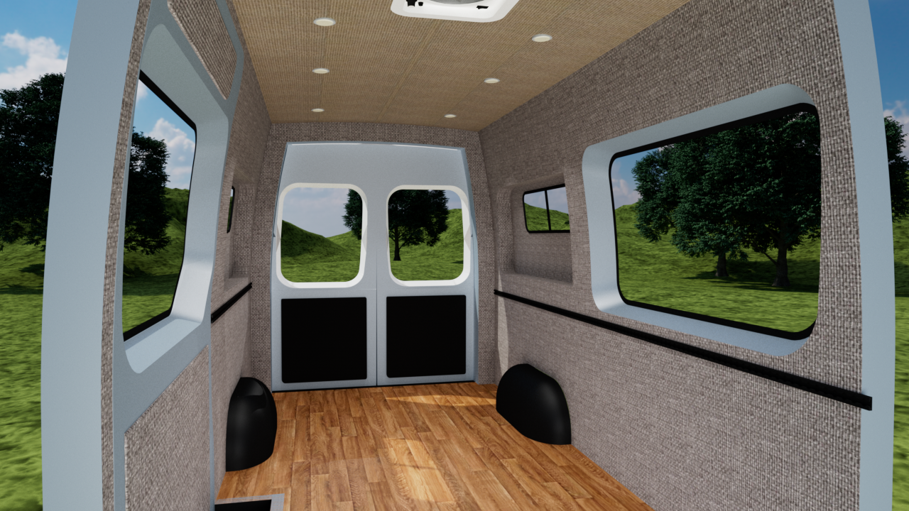 Transit 148" High Roof Extended Interior Panel Kit