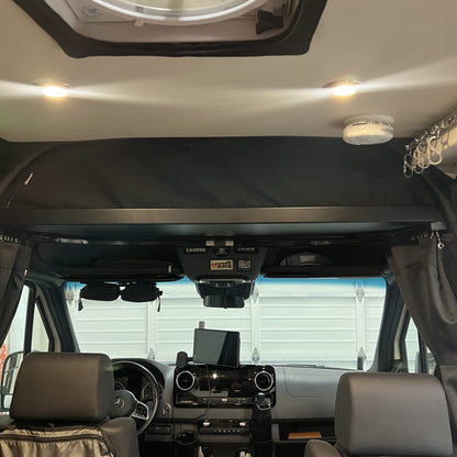 2019+ Sprinter Headliner Shelf No Curtain Rod.