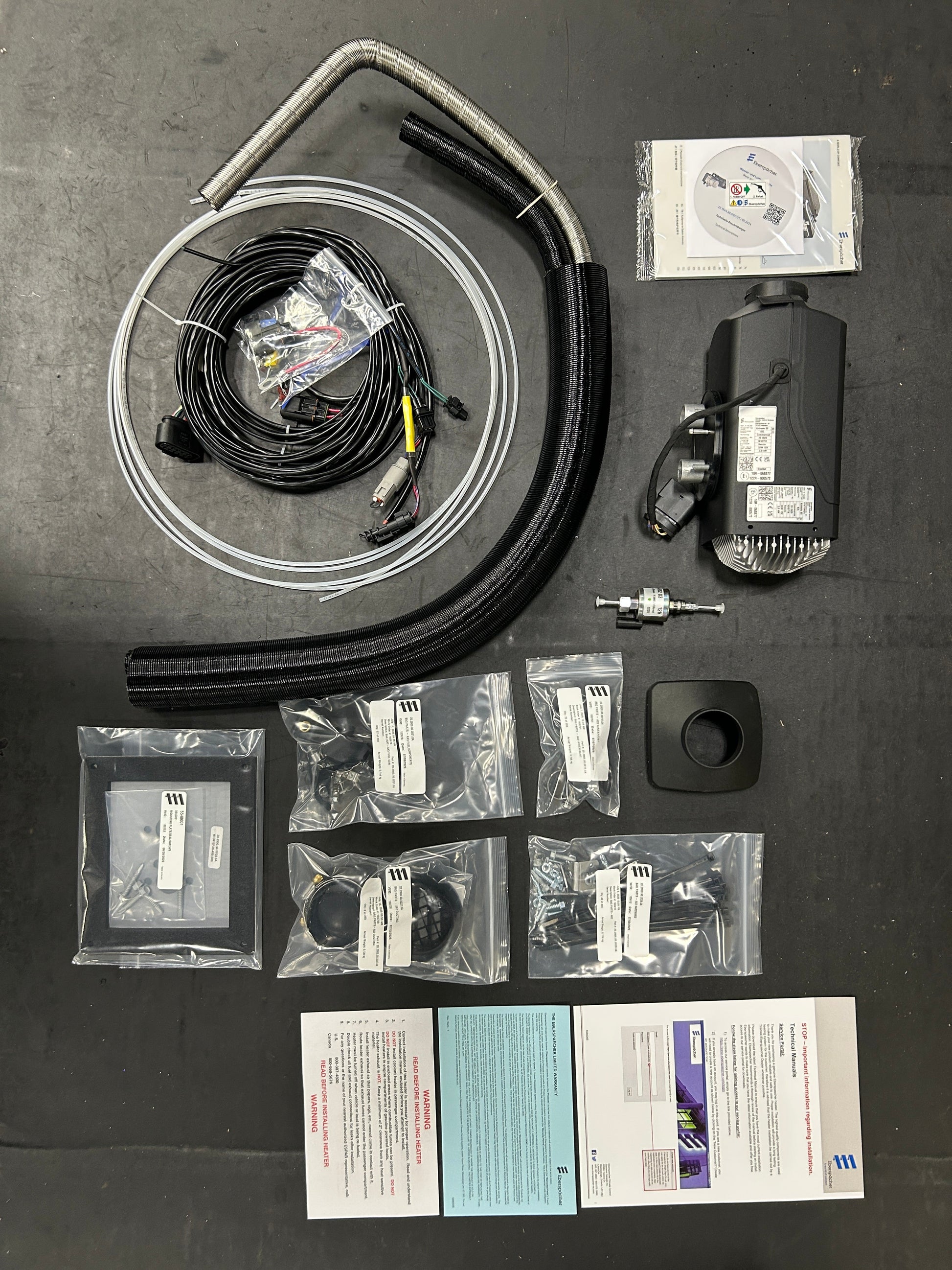 Espar AS3 D2L 12V Diesel Sprinter Van Heater Full Kit - Overland Mobile Installs