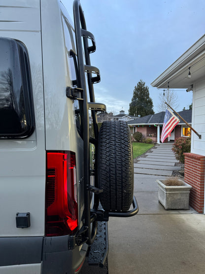 Sprinter Two-In-One Tire Ladder Carrier