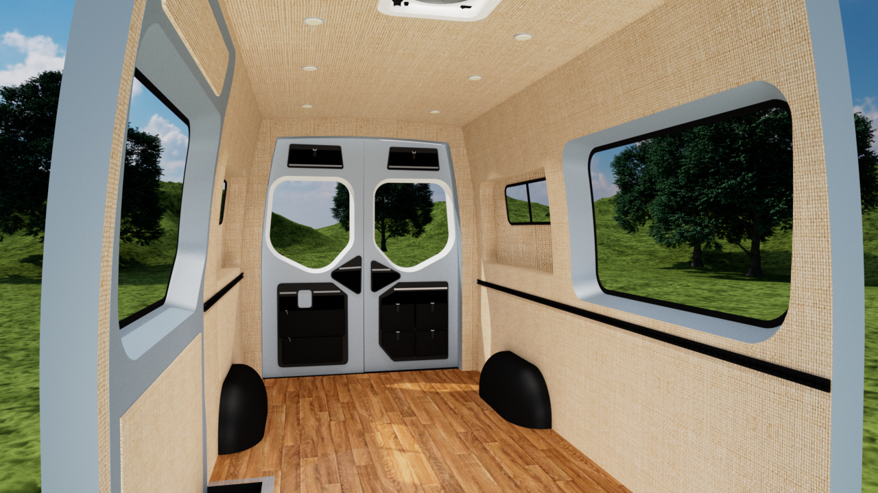 Mercedes Sprinter 144" Low Roof Interior Panel Kit