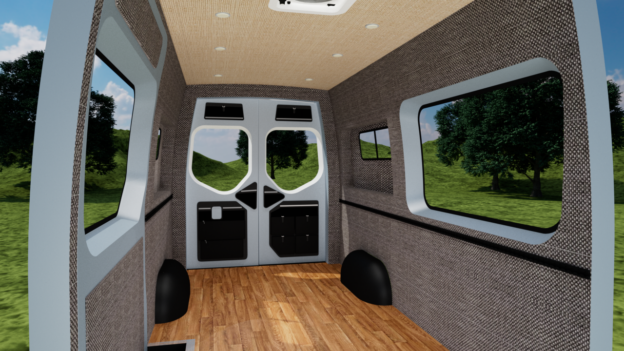 Mercedes Sprinter 144" Low Roof Interior Panel Kit