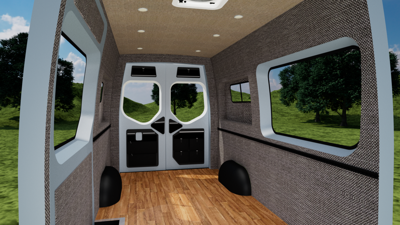 Mercedes Sprinter 170" Extended High Roof Interior Panel Kit