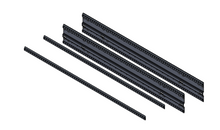 75" Double Bed Rail with Base Channel System.