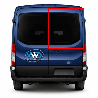 VWD Ford Transit Van Fixed Window Medium / High Roof 2015+ Driver Side Rear Cargo Door (TL215-F)