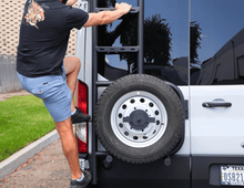 TRANSIT REAR TIRE CARRIER LADDER