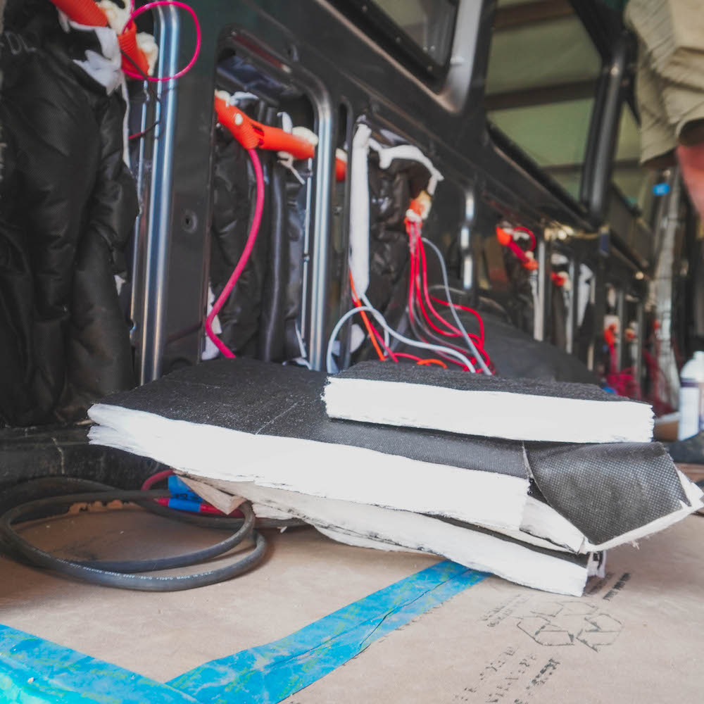 3M Thinsulate Ford Transit Insulation Kit pre-cut panels - Overland Mobile Installs