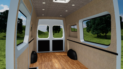 Transit 148" High Roof Extended Interior Panel Kit