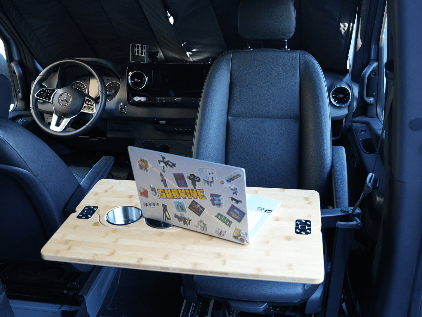 Sprinter Passenger B-Pillar Table Adapter.