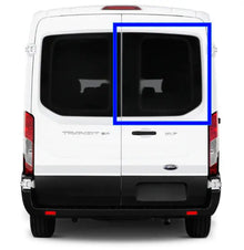 VWD Ford Transit Van Fixed Window Medium / High Roof 2015+ Passenger Side Rear Cargo Door (TR215-F)
