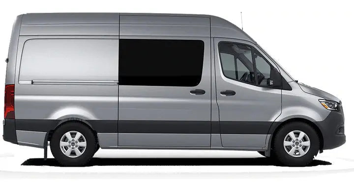 VWD Mercedes Sprinter Van Fixed Window 2007+ Passenger Side Sliding Door (SR101-F).