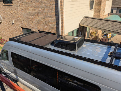 Sprinter 170" Ext High Roof Strata Roof Rack
