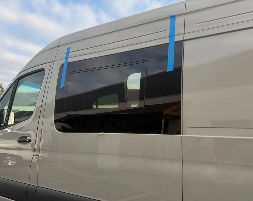 VWD 2007+ Mercedes Sprinter Driver Side Forward Premium Awning Van Window (SL101-AW)
