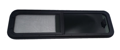 VWD Universal Fit Half-Slider Van Bunk Window Passenger Side 33" W x 10" H (VW3310R)
