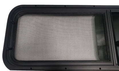 VWD Universal Fit Half-Slider Van Bunk Window Passenger Side 33" W x 10" H (VW3310R)