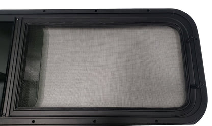 VWD Universal Fit Half-Slider Van Bunk Window Passenger Side 33" W x 10" H (VW3310R)